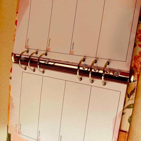The Happy Planner Floral Organizer - Pink and Green - Picture 5 of 7